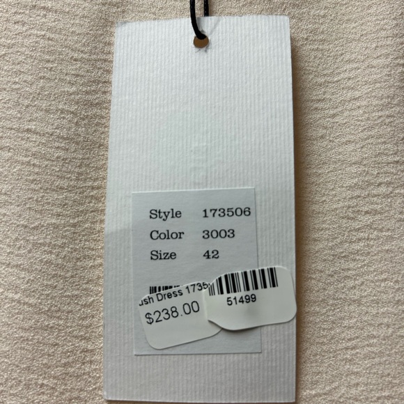 NWT Sita Murt Dress 42/US 8 Ecru Cream MSRP $238 - Picture 3 of 11